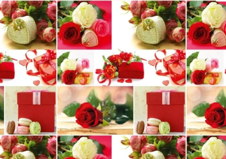 Папір пакувальний крейдований 80г 10 аркушів 100 х 70см Різнокольоровий Unison (PVM10-240)