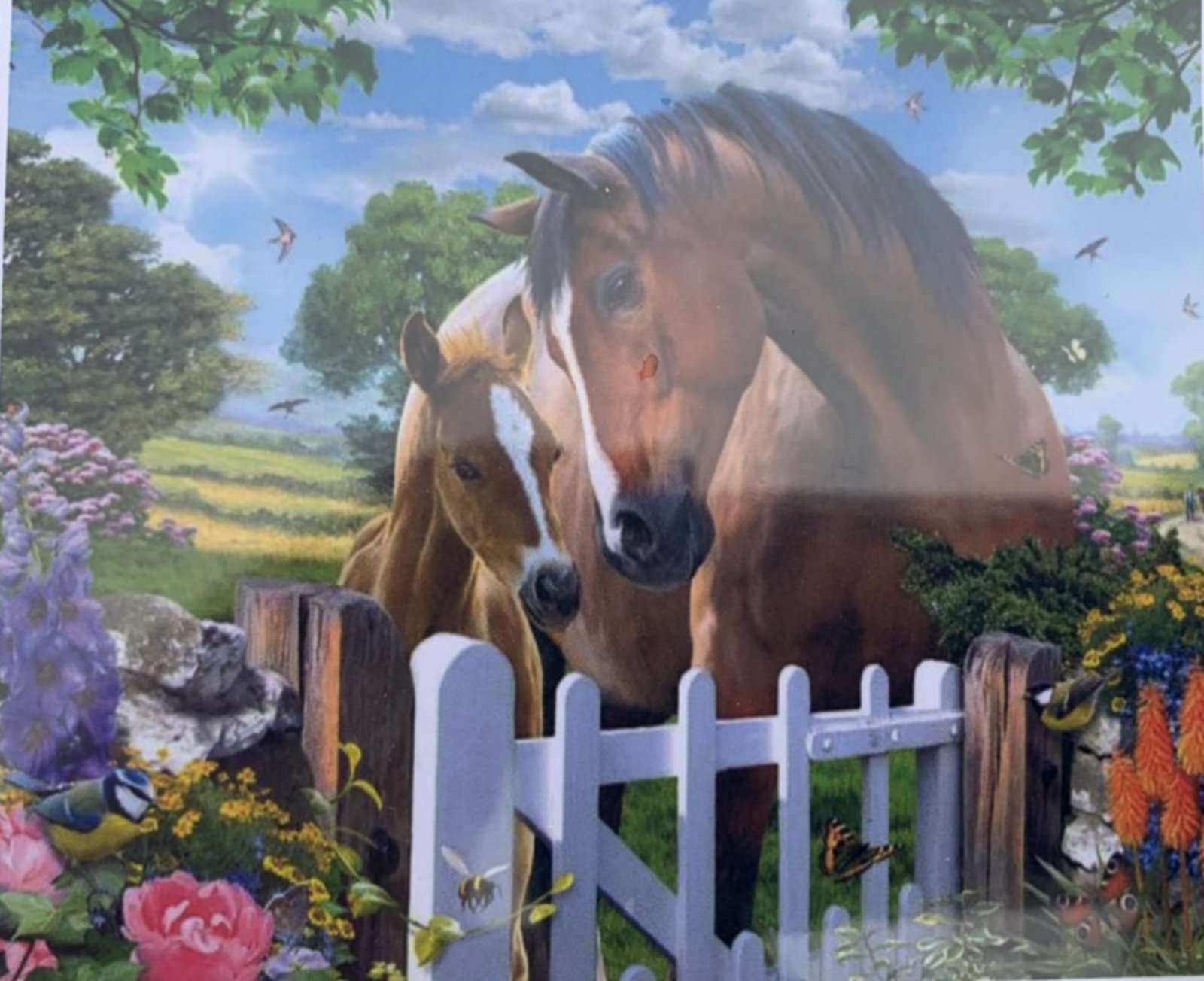 Картина за номерами 30*40см "Коні" OPP (полотно на рамі фарб. пензлі.) 2073EKTL_O (2073EKTL_O)