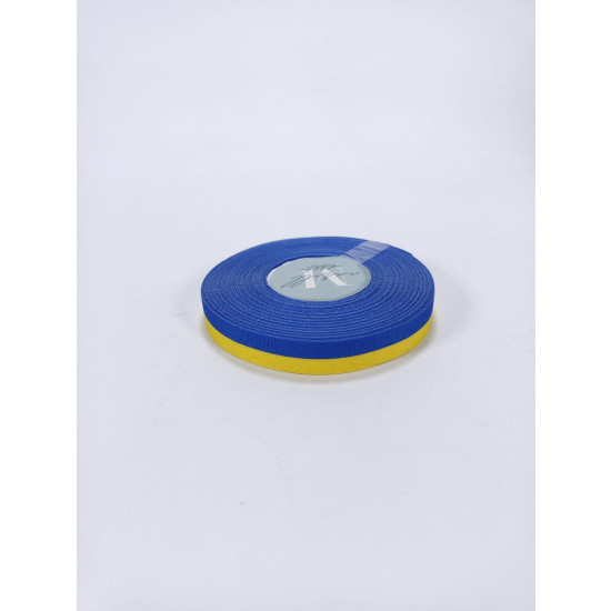 Лента 12мм "Флаг Украины", 25 ярд Желто-синий Unison (783404/D12812)