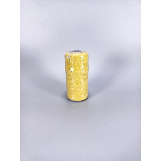 Мотузка декоративна 2мм х 100м 80г Жовтий Unison (D02901 -yellow)