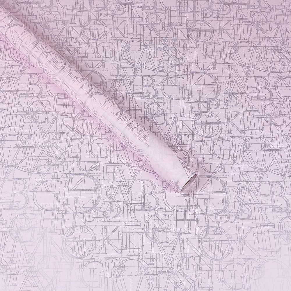 Папір пакувальний крафт-двосторонній 0,7 х 7м Рожевий Unison (Пт 500.9)