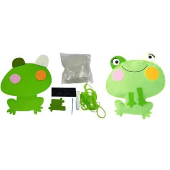 Набір для творчості з фетру "Зший іграшку-Жабку" 23см Зелений Без бренду (8991-4)