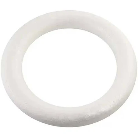 Заготовка круг з пінопласту маленький 16см х 10см х 3см Білий Unison (FDC 16)