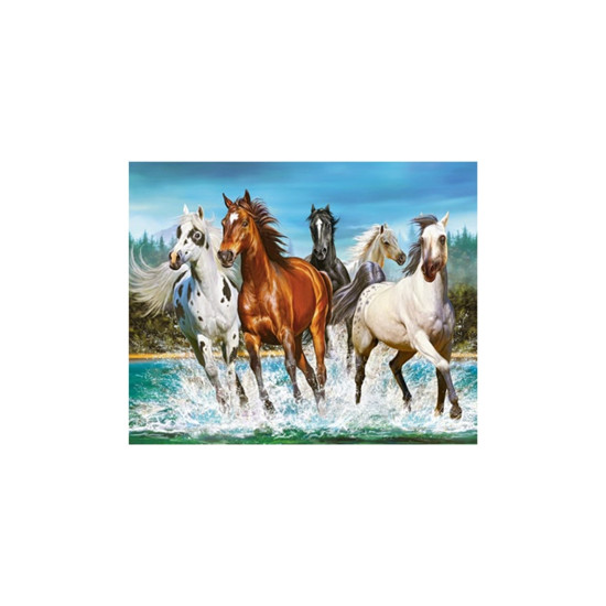Картина по номерам 40 х 50см "Лошади" Разноцветный Unison (1948/6411)