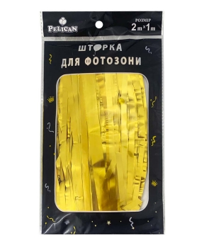Фотозона  2м х 1м, "Матова фольга"  золото Золотий Pelican (872131)