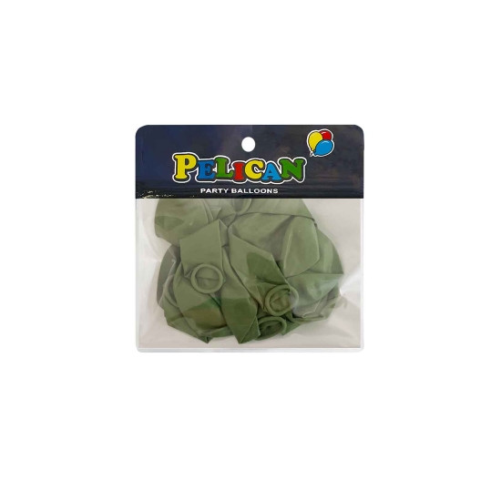 Кульки Pelican 10 '(26 см) вінтажний зелений авокадо , 10 шт/уп Зелений Pelican (811066)