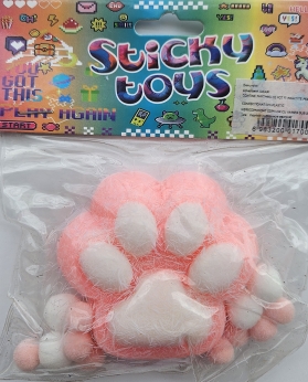 Таба сквіш антистрес X1-21 Лапка хутряна (712213)