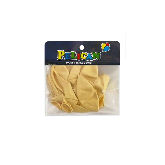 Шарики Pelican 10' (26 см)  винтажный ретро  кремовый, 10 шт/уп Бежевый Pelican (811072)