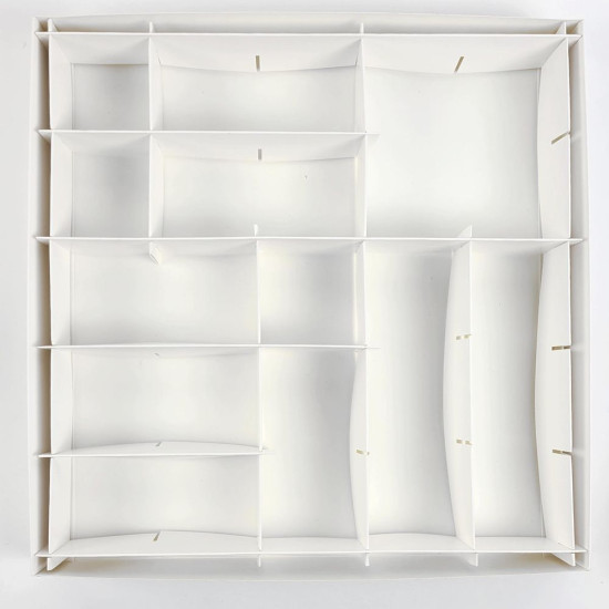 Коробка "Адвент календар" Merry Christmas на 12 комірок 36 х 36 х 5см (AK -1)