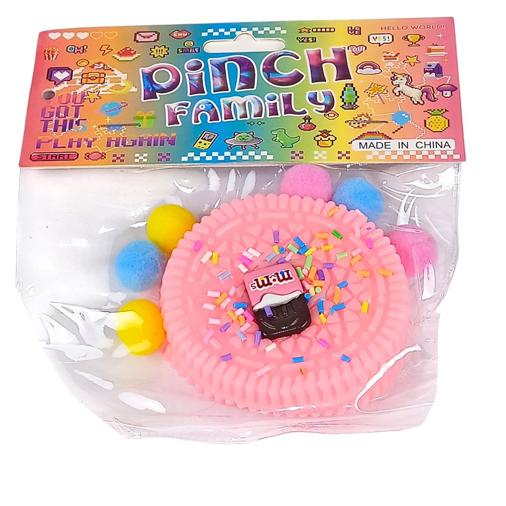 Сквиш орео печенье таба сквиш антистресс розовый (713001 pink)