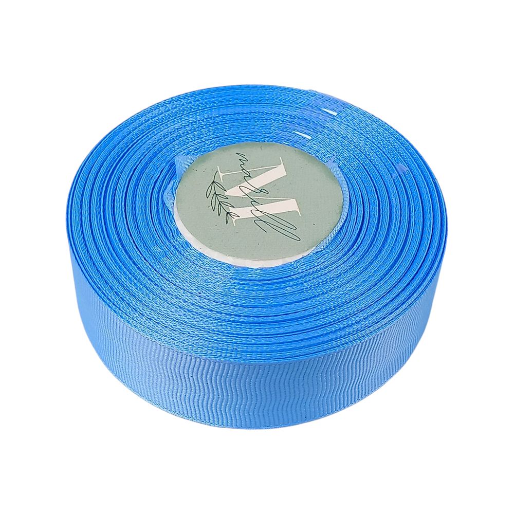 Репсова стрічка 2,5см* 23 м ніжно-блакитна Блакитний Marill (D00225-A3-097)