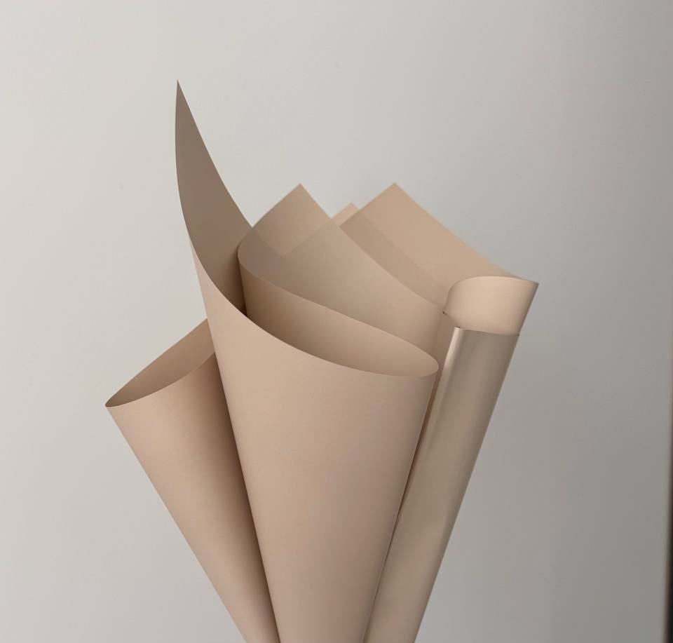 Плівка матова "Моно" 60 мкр, 58 х 58см  20 аркушів (j00334 -16 / j00649-155)