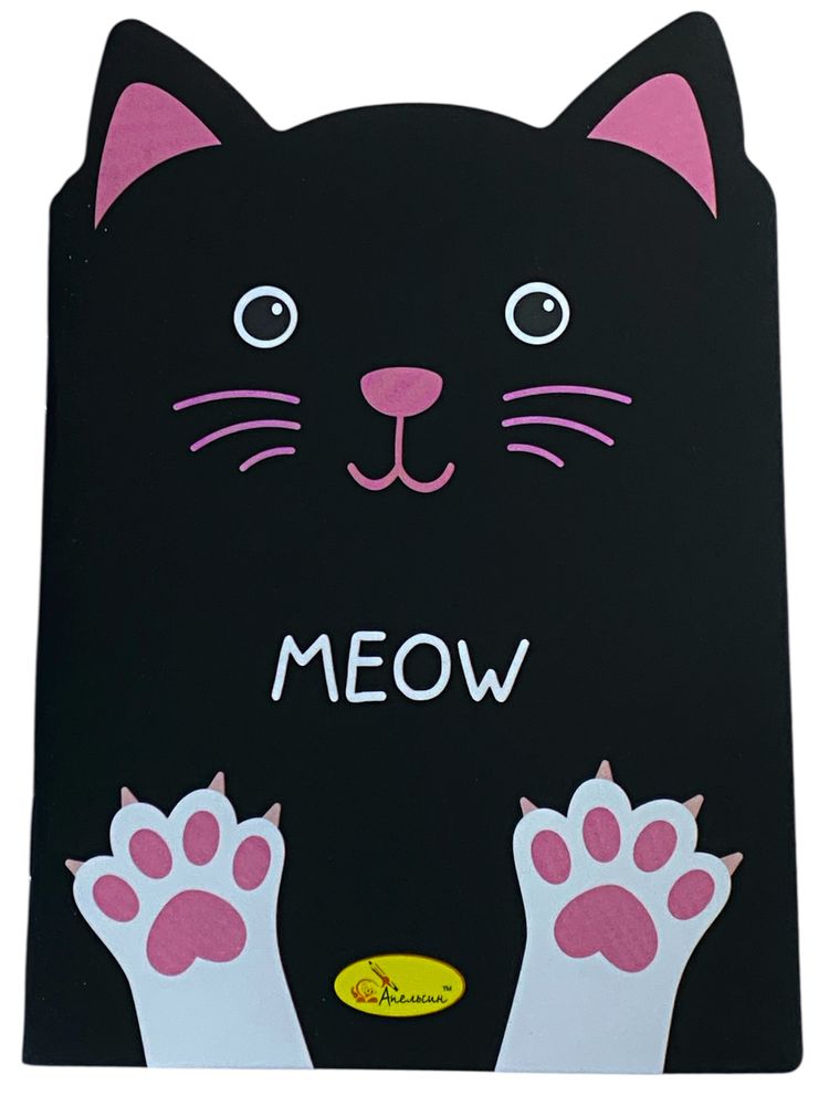 Блокнот з вушками на скобі, 24 аркуша, 8 дизайнів (АП-1803)