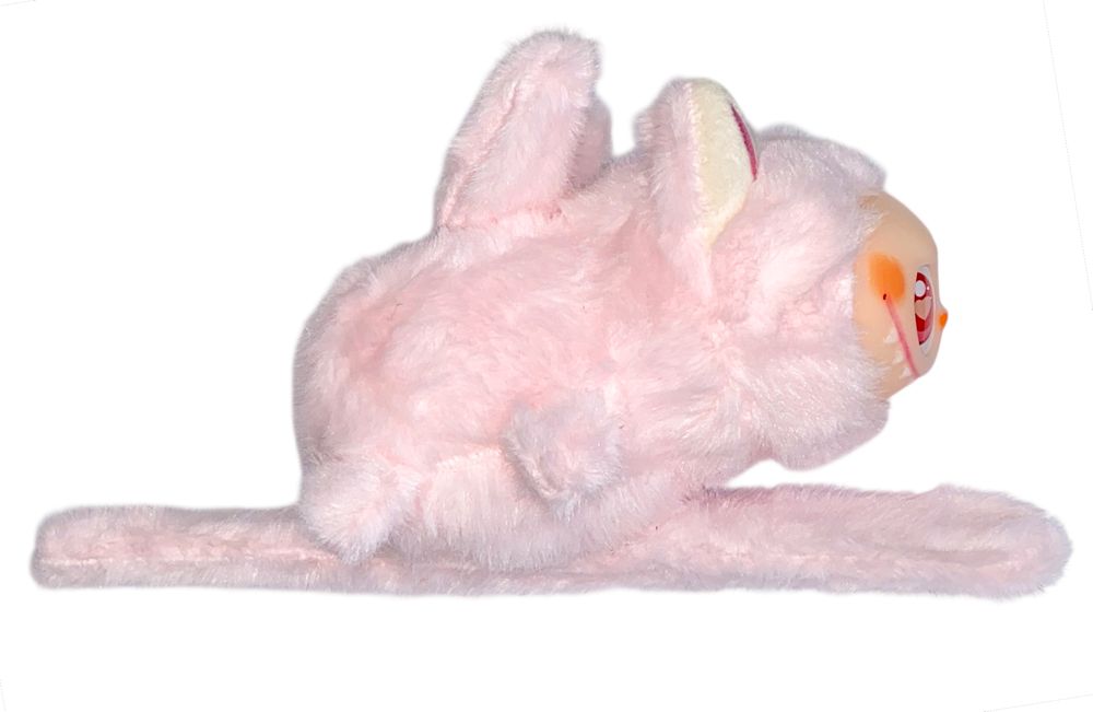 М'яка  іграшка-браслет Labubu рожева (213140)