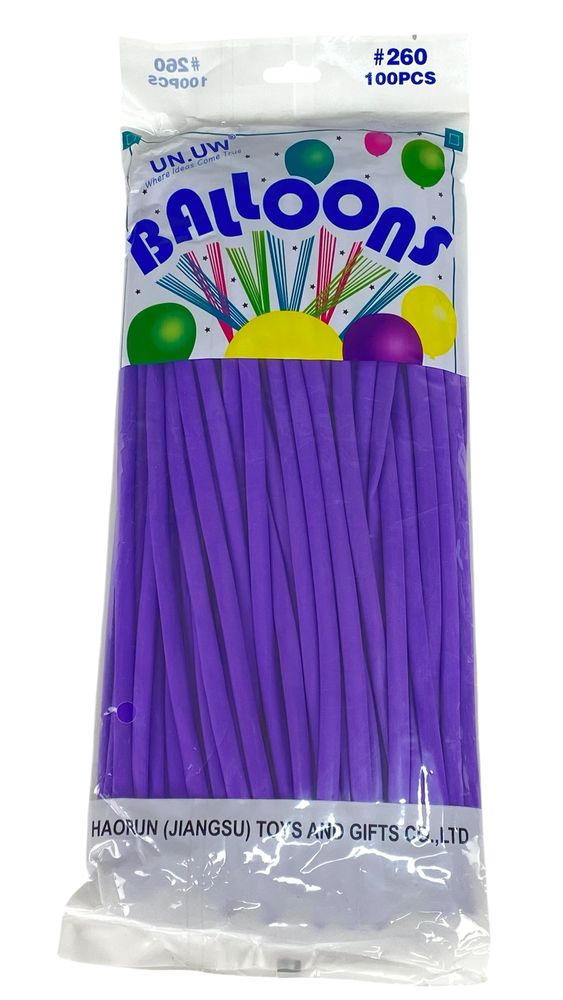 Куля конструктор КДМ 260, фіолетова 100шт/уп (QQ-2789)