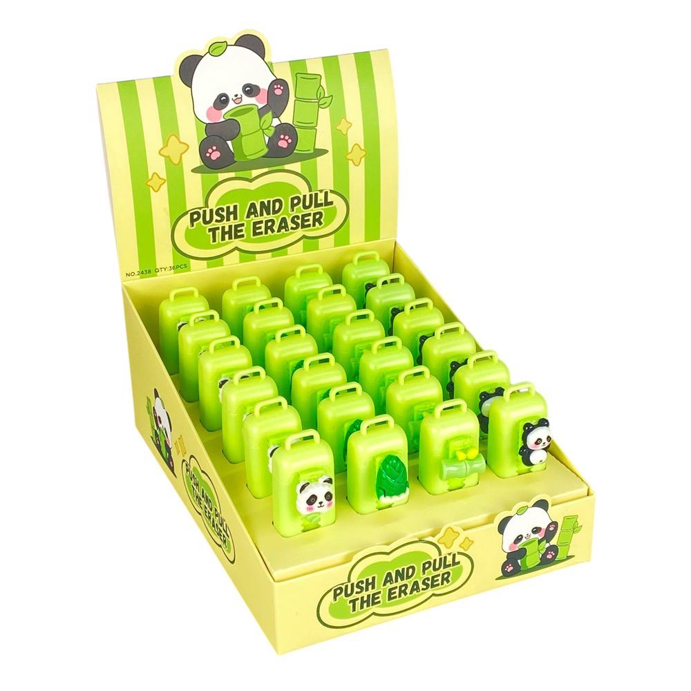 Гумка висувна у футлярі, Панда (2424 P)