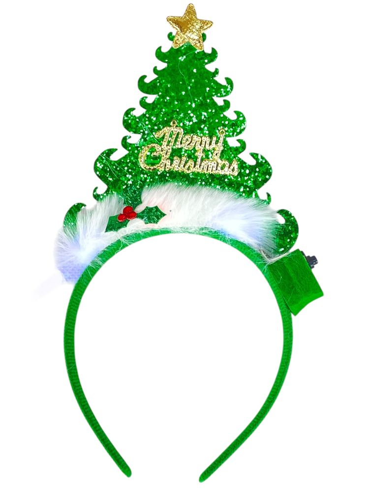 Обруч на голову світиться "Ялинка" (L-156)