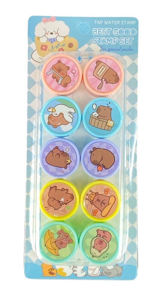 Набір штампів 10шт  Капібара (BA-10780C)