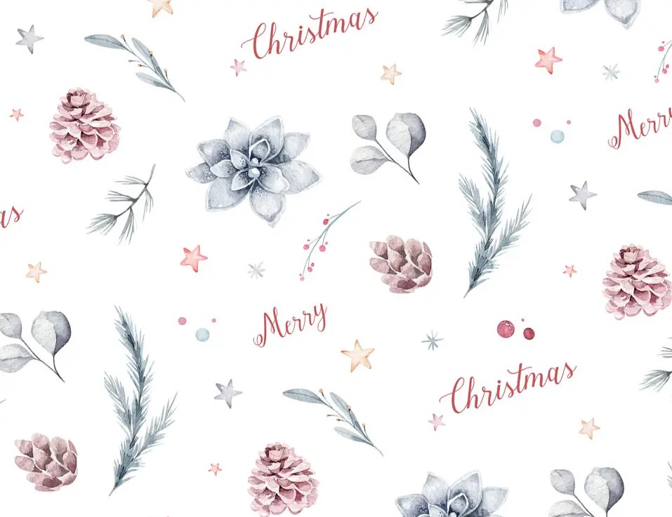 Бумага новогодняя для упаковки подарков 10 листов - 100 х 70 см 50г (PCZ10070-10-621)