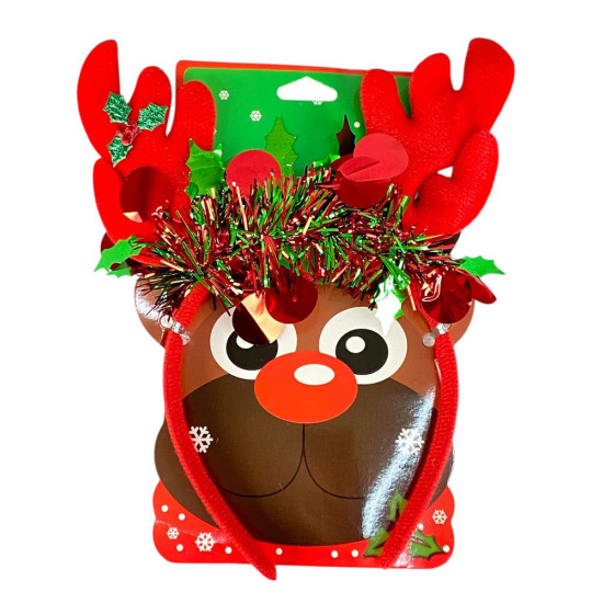 Обруч на голову "Ріжки оленя" (640-14)