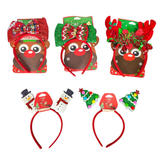 Обруч на голову "Ріжки оленя" (640-14)