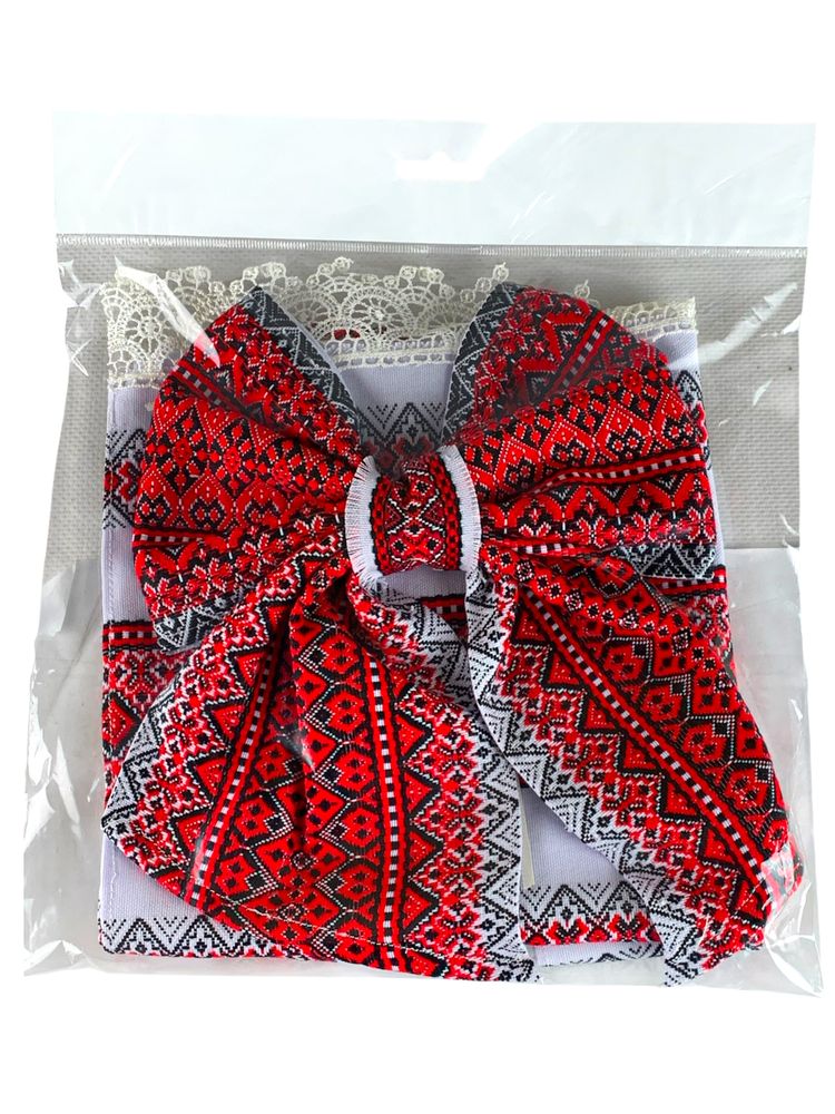Декор для великоднього кошика - рушник +бант (DGC-102)