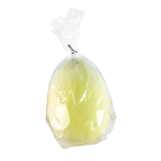 Пасхальне яйце оксамитове 15 см Жовтий (L00197.6)