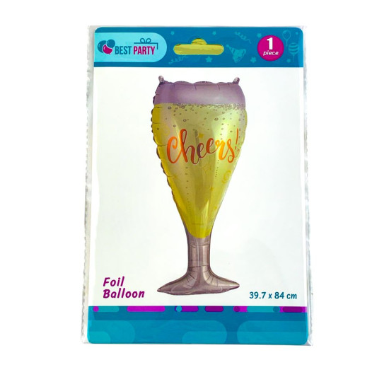 Кулька надувна фольгована , Келих 39,7 х 84см (BP10847)