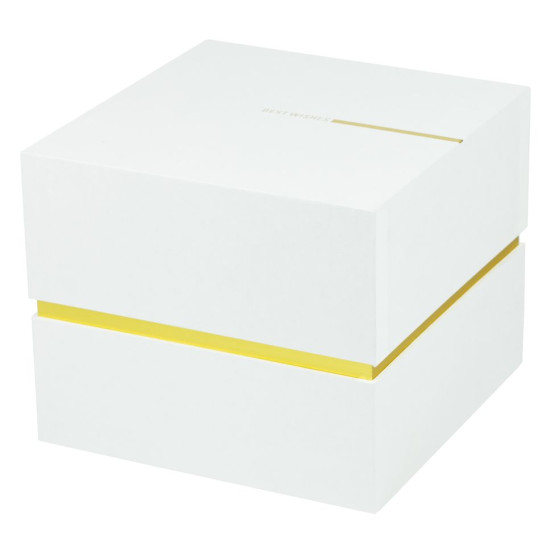 Подарункова коробка BS200-1 прямокутна біла, 22x18cm (BS200-1)