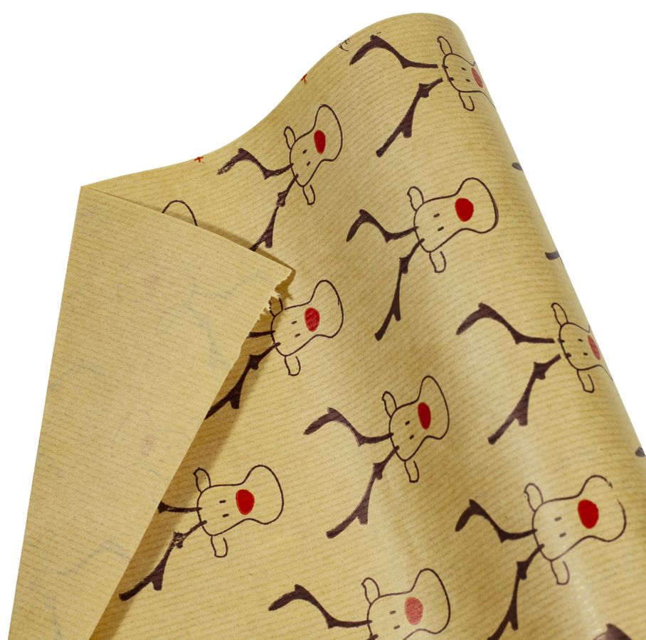 Бумага упаковочная крафт-двосторонний 0,7 х 7м Бежевый Unison (Пт 465.8)