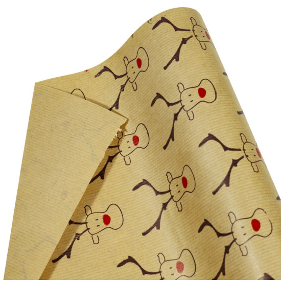 Бумага упаковочная крафт-двосторонний 0,7 х 7м Бежевый Unison (Пт 465.8)