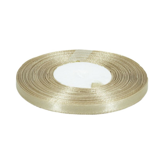 Атласная лента 6мм x 33м Бежевый Unison (LA0633-60)