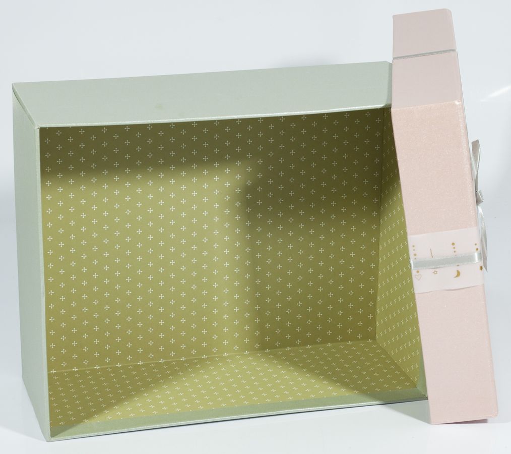 Подарункова коробка 107-19, прямокутна рожева з сірим, 25.5х20.5х10.5cm/21.5х17.5х9.5/16.5х14.5х8.5cm   3шт. в наборі (107-19)