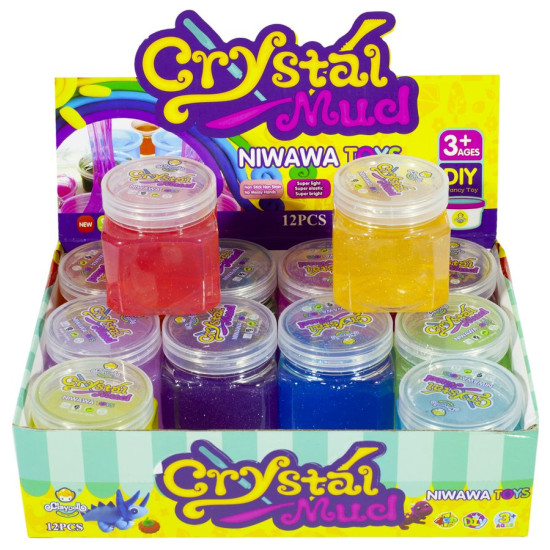 Слайм  12 цветов, Unison,  NT-1902 Разноцветный Unison (NT-1902)