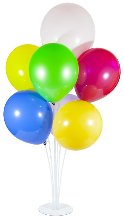 Підставка пластикова для 7 повітряних кульок, 70см Білий Pelican (836801)