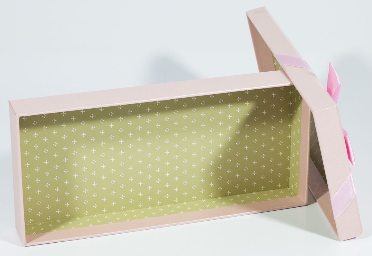 Коробка подарочная прямоугольная 24 х 11 х 4см (4шт/уп) Розовый Unison (CD01-22)