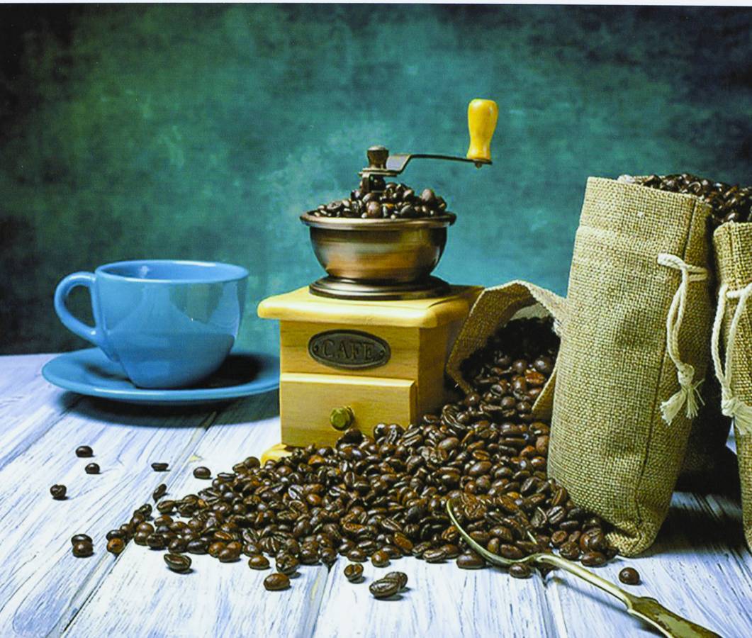 Картина по номерам "Старинная кофемолк" 40*50см,крас.-акрил,кисть-3шт. (3335_B)