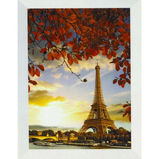 Алмазная мозаика по номерам 20*30см "Осенний Париж" (20431)