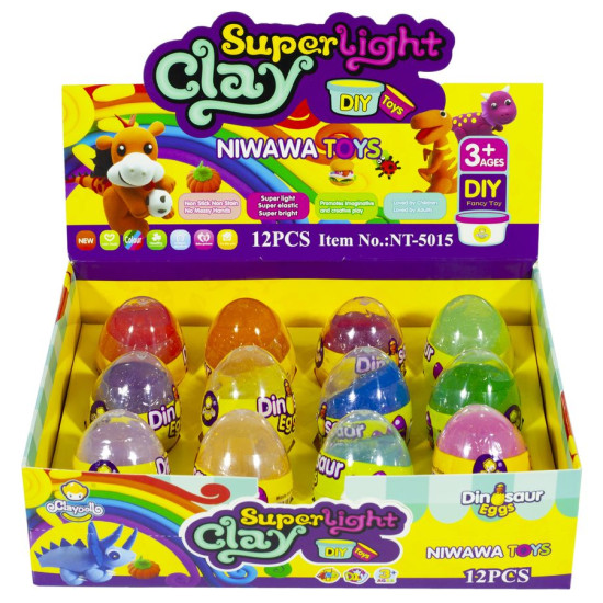 Слайм с блестками 40гр Разноцветный Unison (NT-5015S)