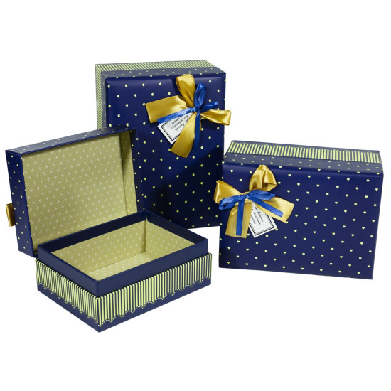 Коробки подарочные прямоугольные, в наборе -3шт., Unison, 06410-3 (06410-3)