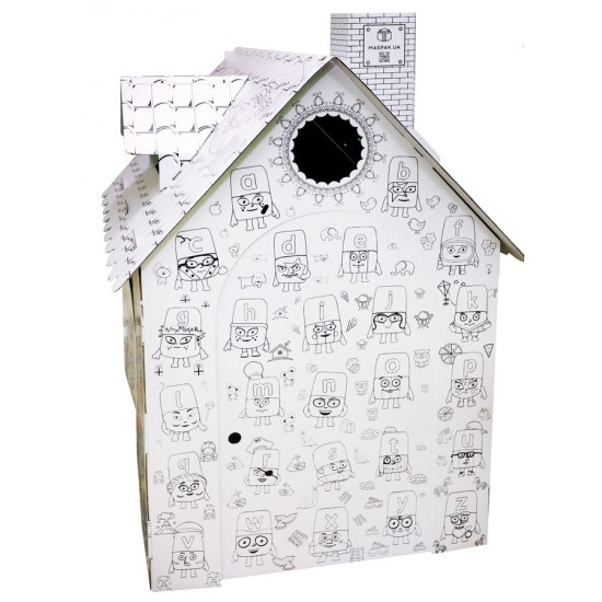 Будиночок розмальовка 101х125х81см (DR-01)