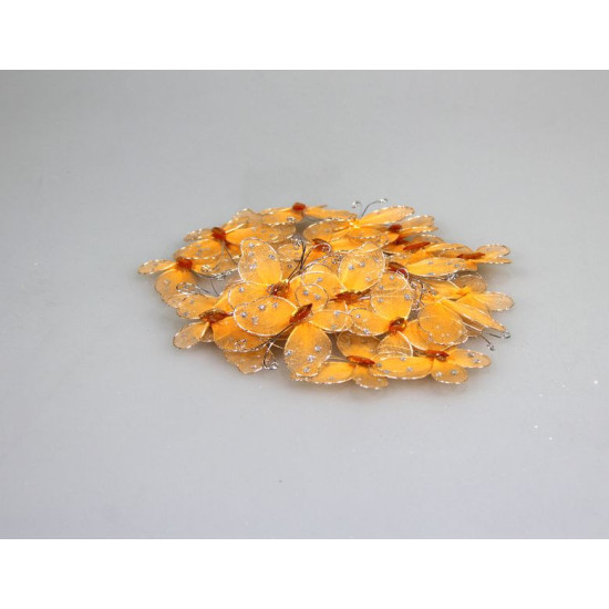 Метелики декоративні BD-2 капронові 5.5 см, 20шт/уп (BD-2)