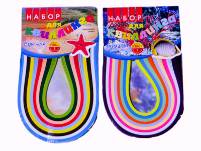 Квиллинг "Море" 3мм х 300мм Разноцветный Бумагия (Бм 104.3)