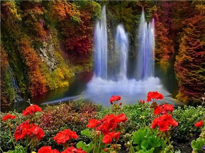 Картина по номерам "Водопад" 40*50см,крас.-акрил,кисть-3шт. (RA3796)