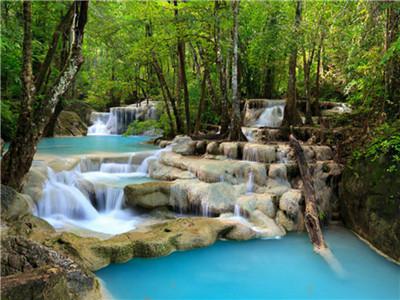 Картина по номерам "Лесная речка" 40*50см,крас.-акрил,кисть-3шт. (RA3790)