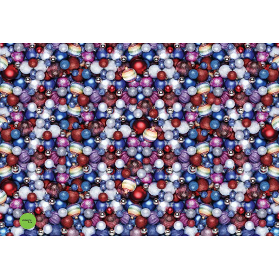 Мелованная бумага - Новогодние шары  , Unison,   PVM10-229NY Разноцветный Unison (PVM10-229NY)