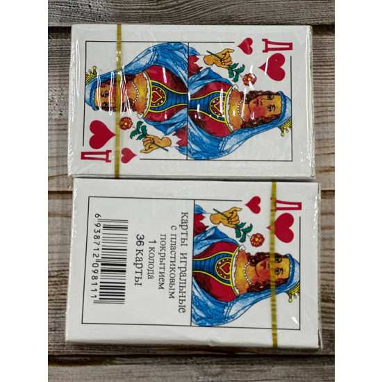 Карты игральные 36шт "Дама" Unison (13037)