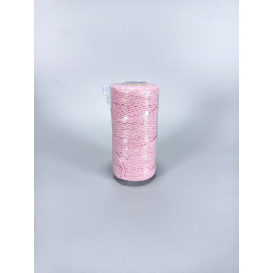 Мотузка декоративна 2мм х 100м 80г рожева Рожевий Unison (D02901 -pink)