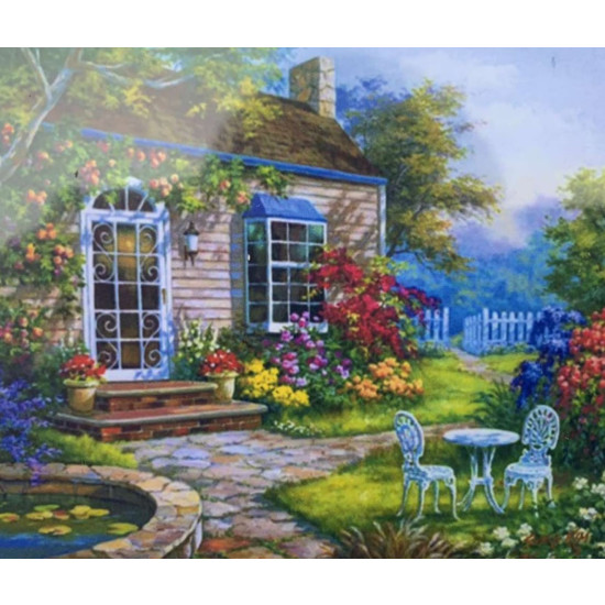 Картина за номерами 30*40см "Заміський будинок" OPP (полотно на рамі фарб. пензля.) (1271EKTL_O)