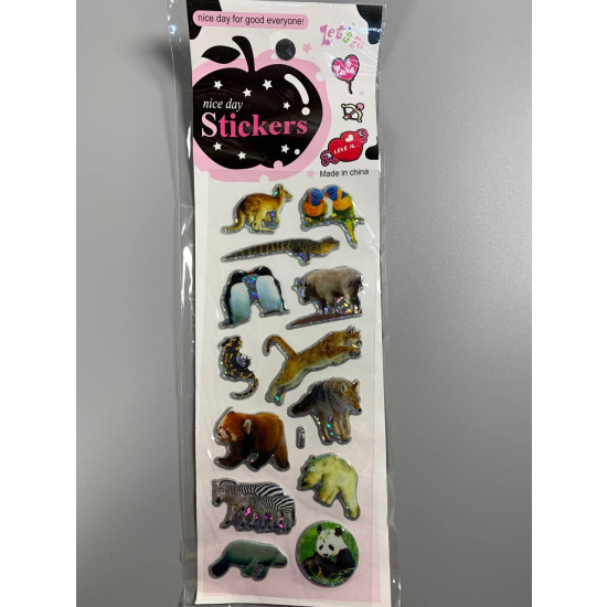 Наклейки 25 х 8см, 20шт/уп Разноцветный Unison (XT-003)